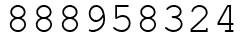 Число 888958324.