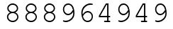 Число 888964949.