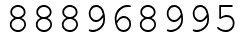 Число 888968995.