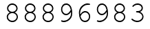 Число 88896983.
