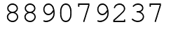 Число 889079237.