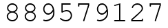 Число 889579127.