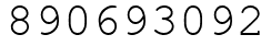 Число 890693092.