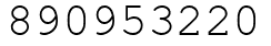 Число 890953220.