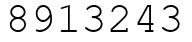 Число 8913243.