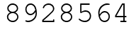 Число 8928564.