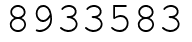 Число 8933583.