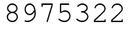Число 8975322.