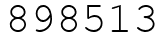 Число 898513.