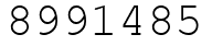 Число 8991485.