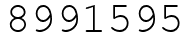 Число 8991595.