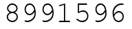 Число 8991596.