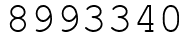 Число 8993340.