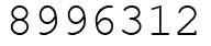 Число 8996312.