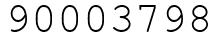 Число 90003798.