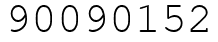 Число 90090152.