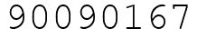 Число 90090167.