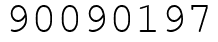 Число 90090197.