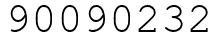 Число 90090232.