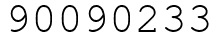 Число 90090233.