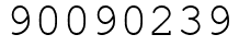 Число 90090239.