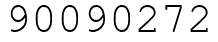 Число 90090272.