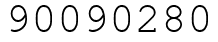 Число 90090280.