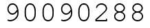 Число 90090288.