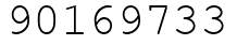 Число 90169733.