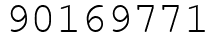 Число 90169771.