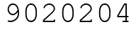 Число 9020204.