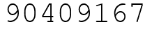Число 90409167.