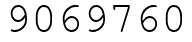 Число 9069760.
