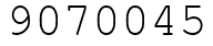 Число 9070045.