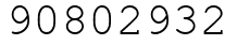 Число 90802932.