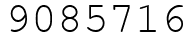 Число 9085716.