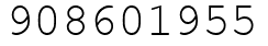 Число 908601955.
