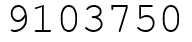 Число 9103750.