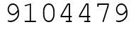 Число 9104479.