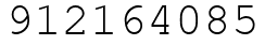 Число 912164085.