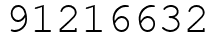 Число 91216632.