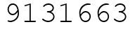 Число 9131663.