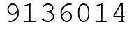 Число 9136014.