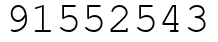 Число 91552543.