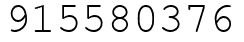 Число 915580376.
