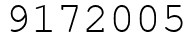 Число 9172005.