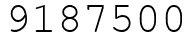 Число 9187500.