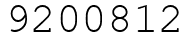 Число 9200812.