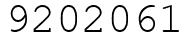 Число 9202061.