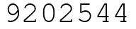 Число 9202544.